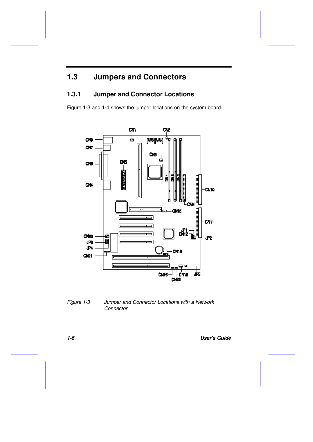 Acer M11E manual Jumpers and Connectors, Jumper and Connector Locations 