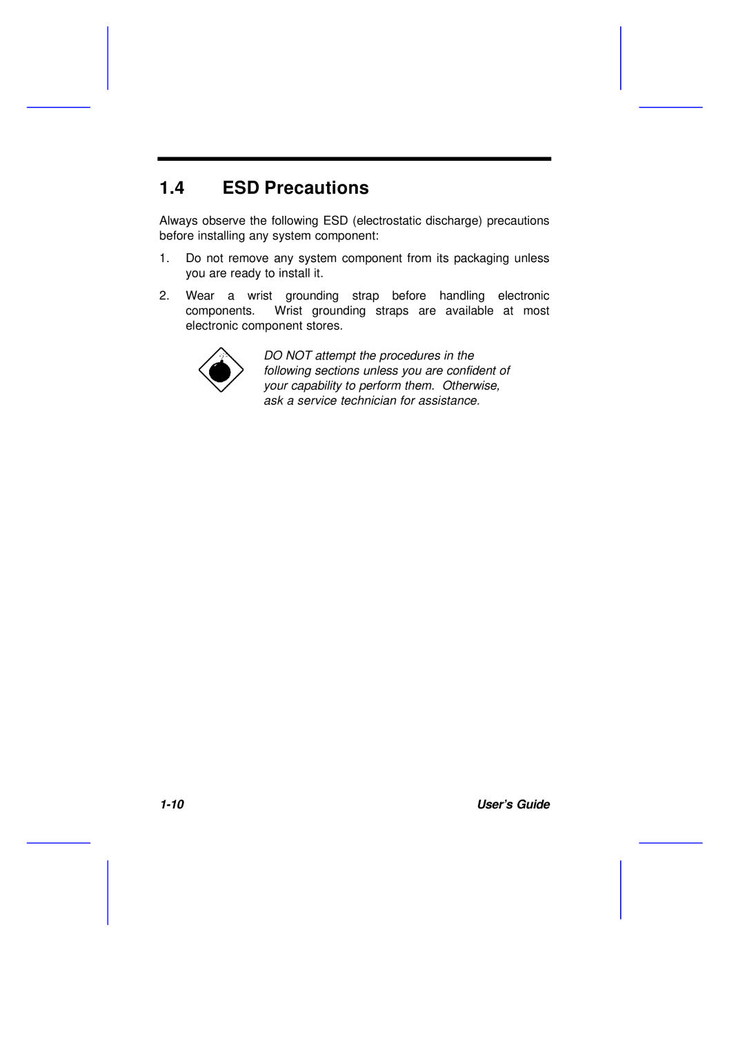 Acer M11E manual ESD Precautions 