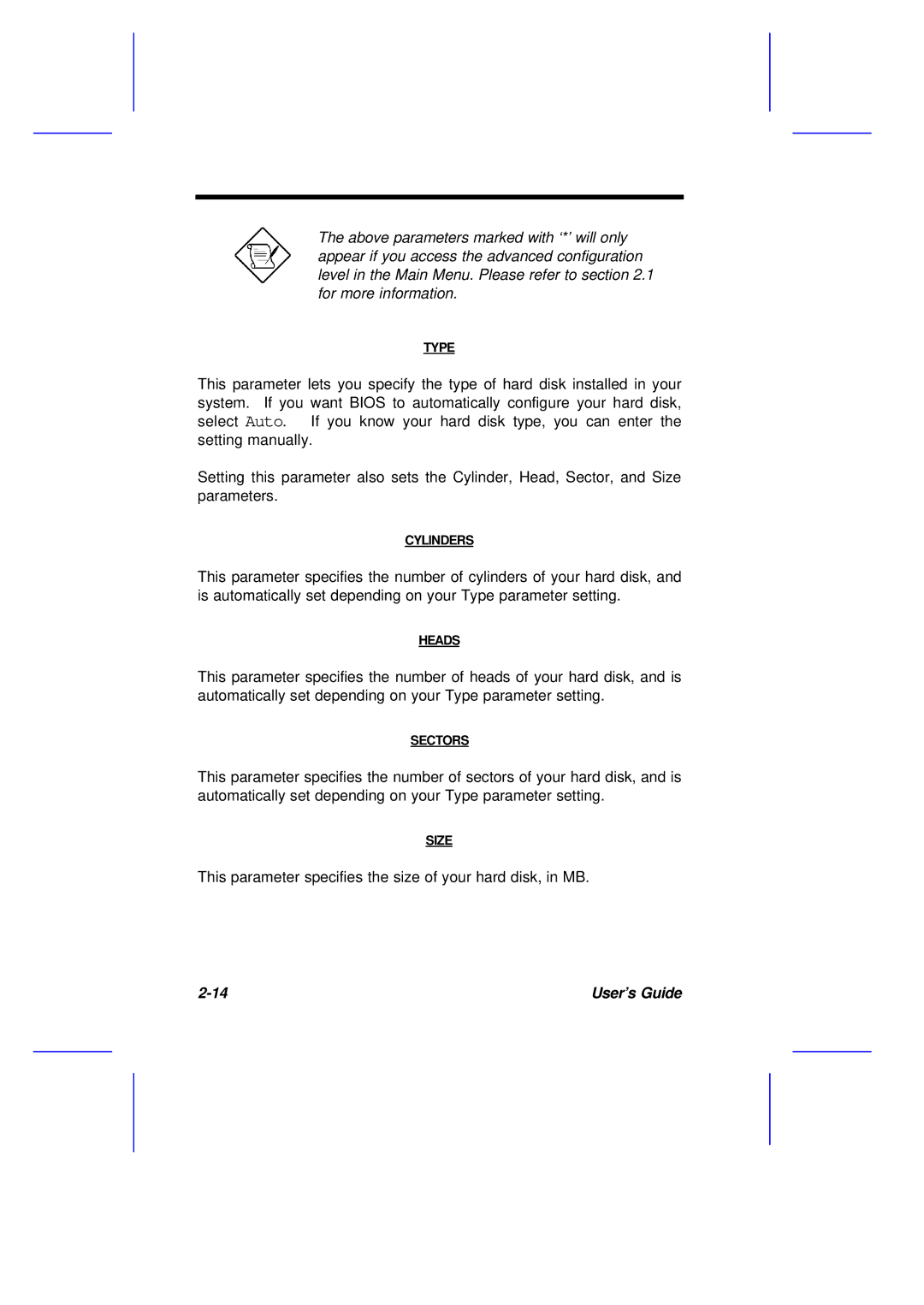 Acer M11E manual This parameter specifies the size of your hard disk, in MB 