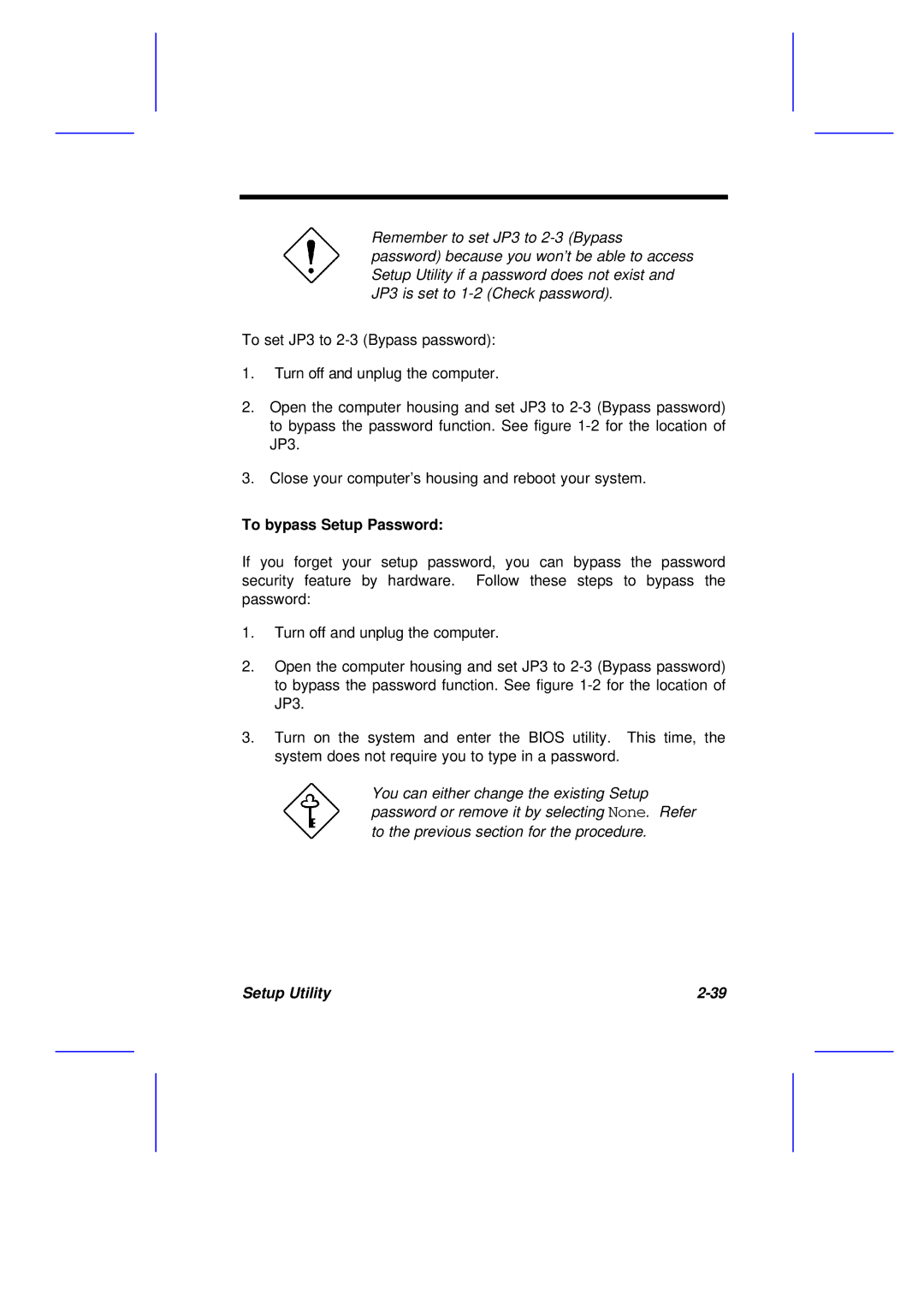 Acer M11E manual To bypass Setup Password 