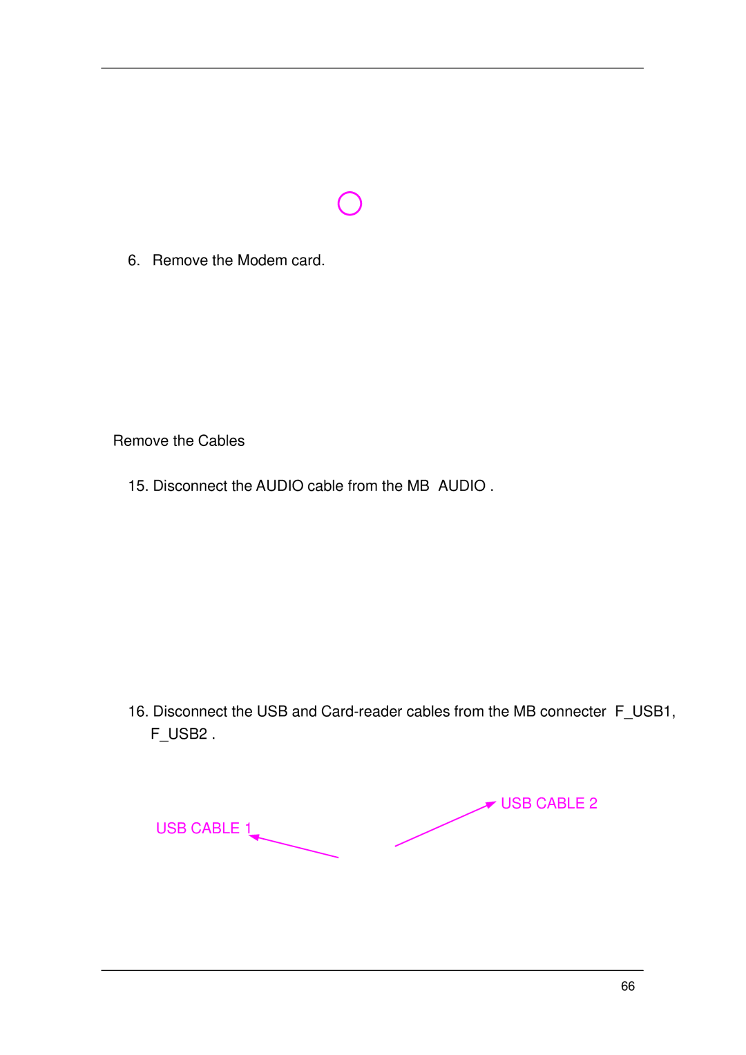 Acer M1620 manual USB Cable 