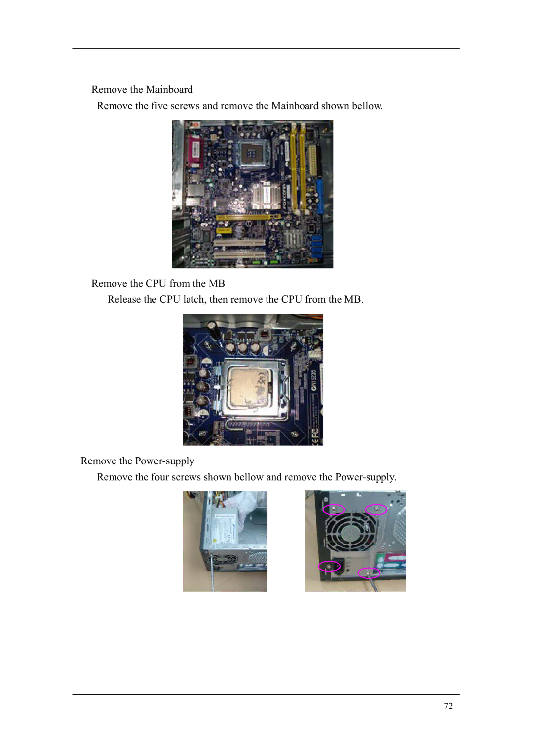 Acer M1620 manual 