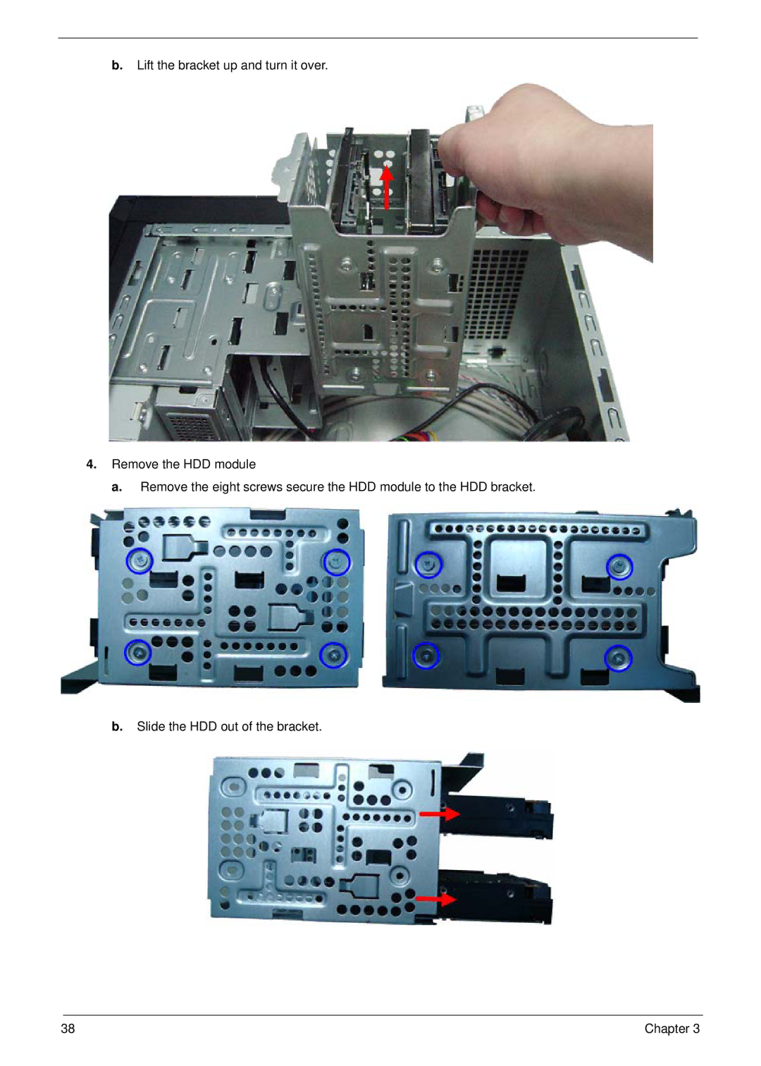 Acer M3900 manual Chapter 