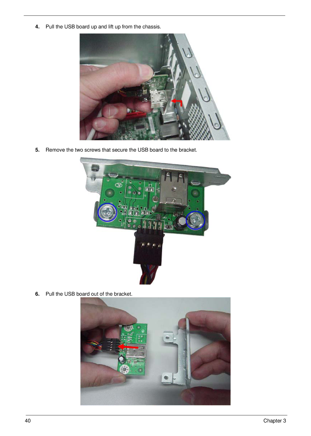 Acer M3900 manual Chapter 