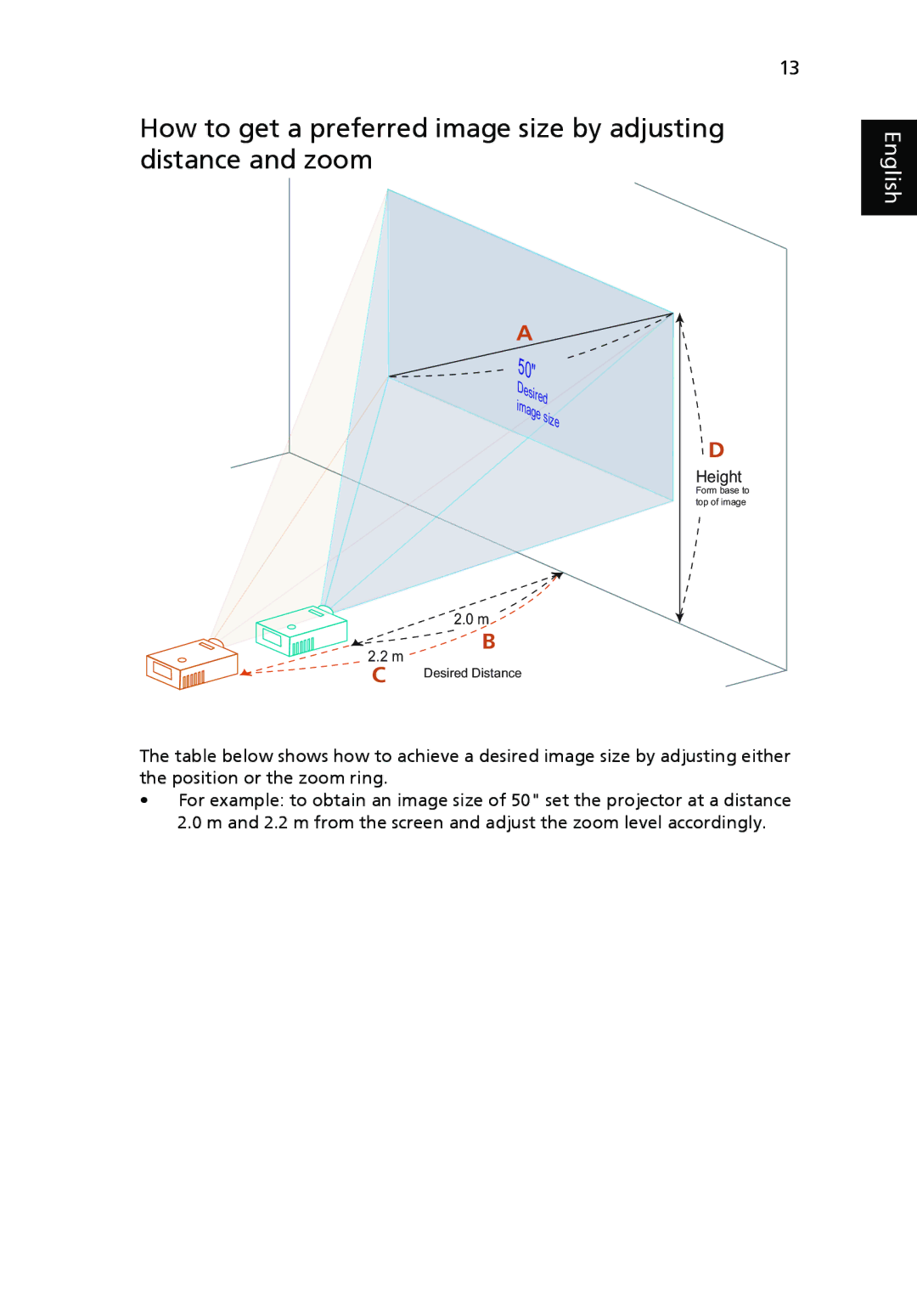 Acer P3250 Series, P3150 Series manual Height 