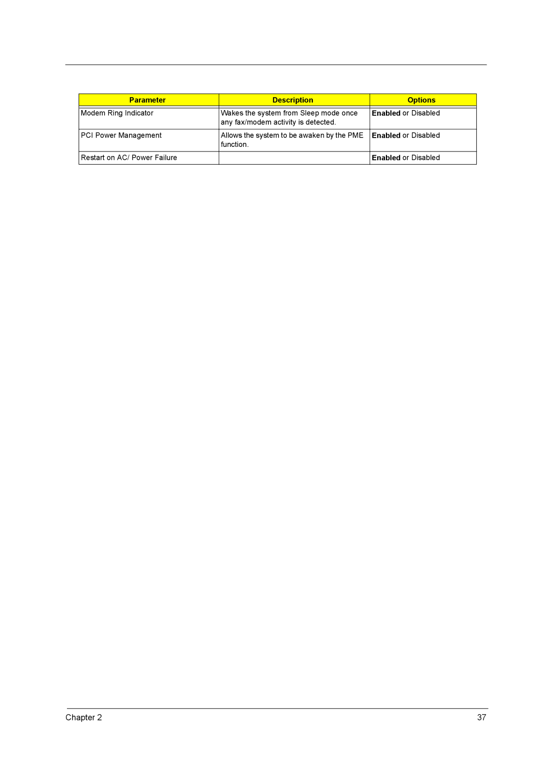 Acer power sx/sxb/sc manual Chapter 