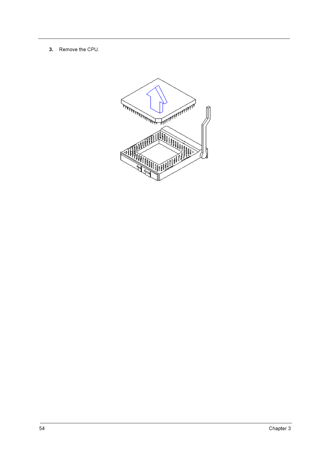 Acer power sx/sxb/sc manual Remove the CPU 