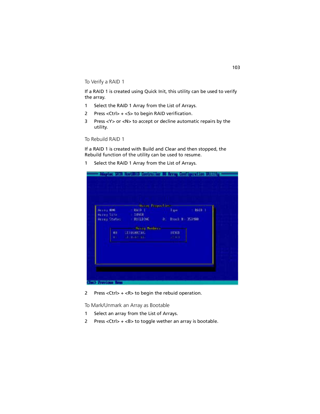 Acer R310 manual To Verify a RAID 