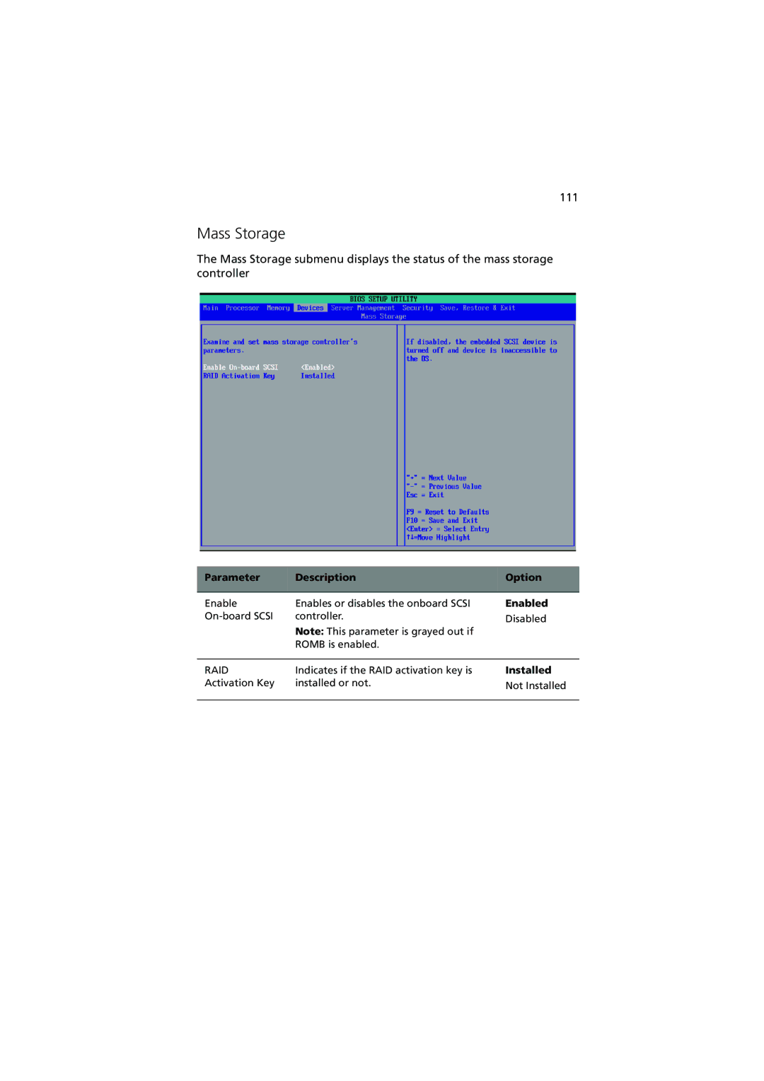 Acer R910 Series manual Mass Storage 