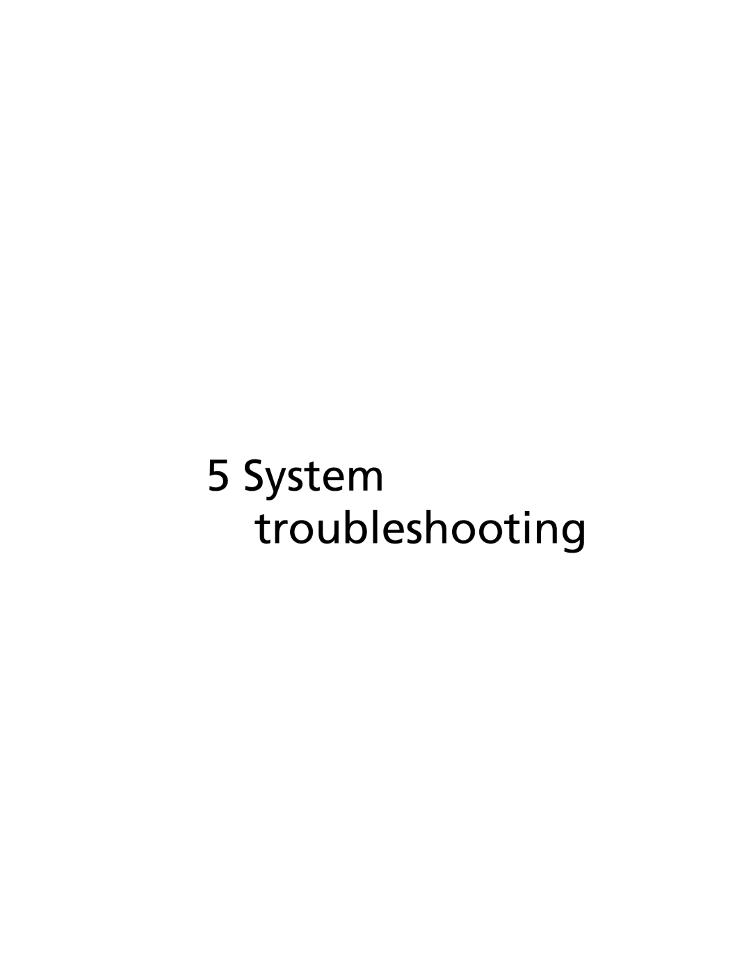 Acer R920 Series manual System troubleshooting 