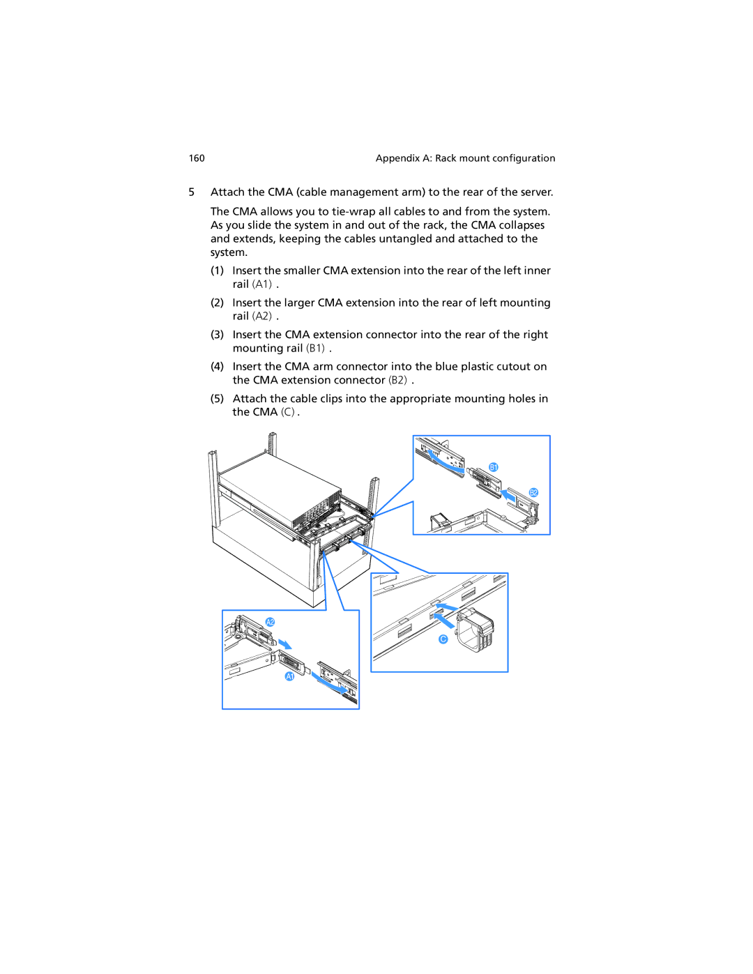 Acer R920 Series manual Appendix a Rack mount configuration 