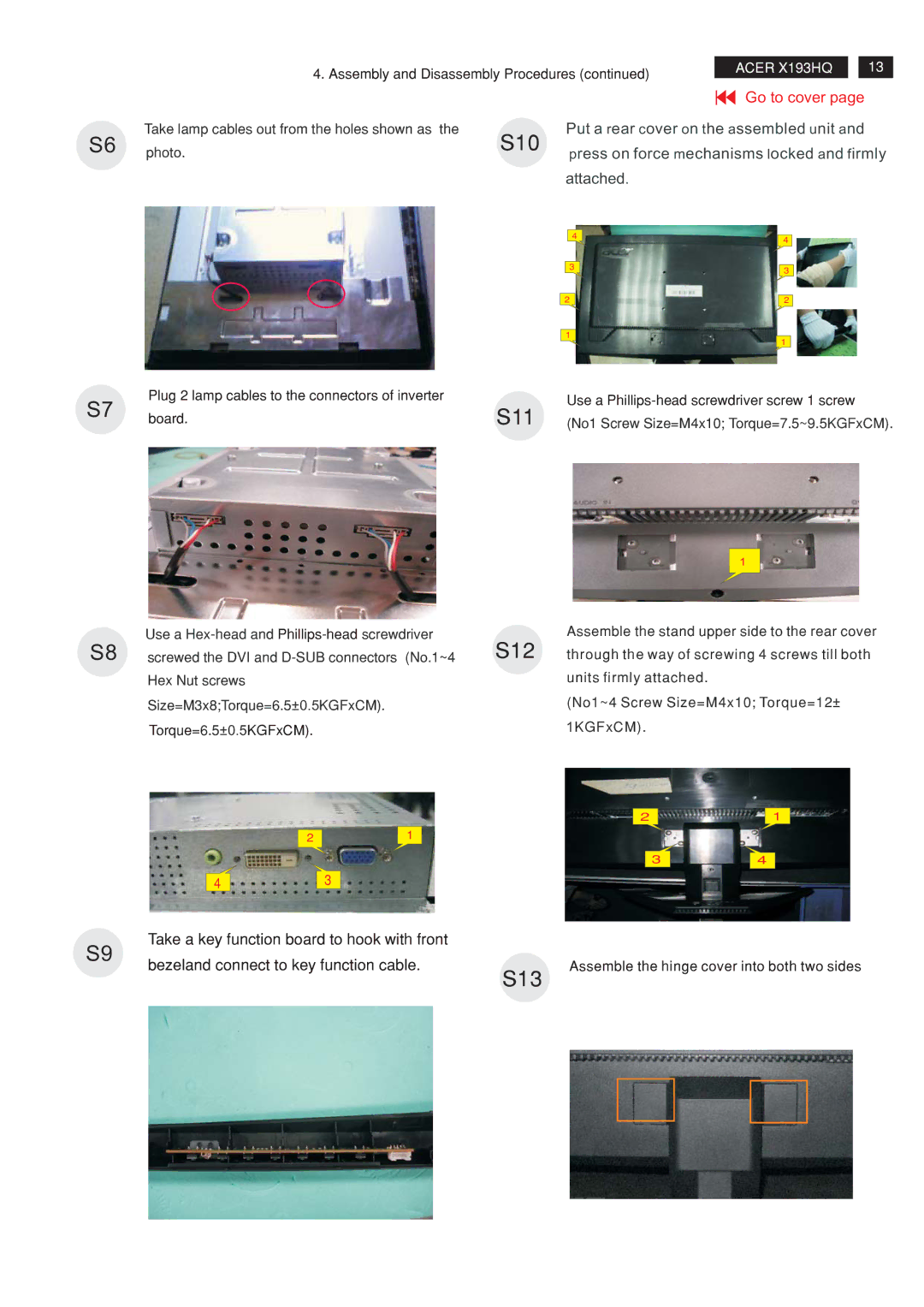 Acer RA19WAANU service manual S10 