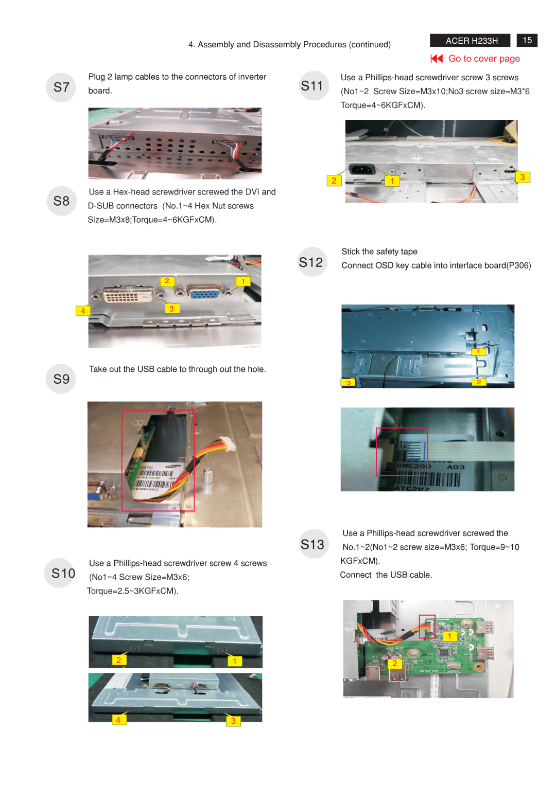 Acer RB23WABAS service manual S11 