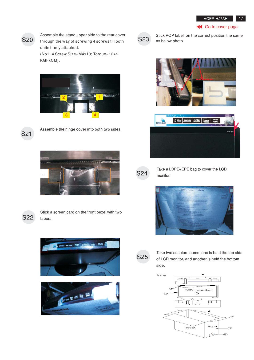 Acer RB23WABAS service manual S21 