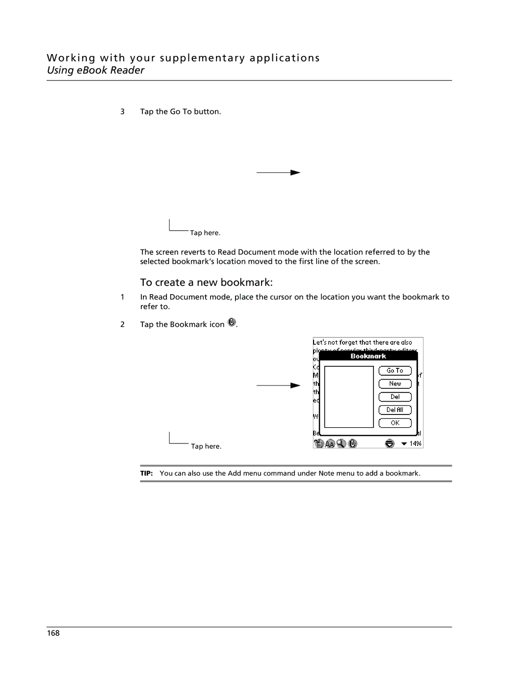 Acer s10 manual To create a new bookmark 