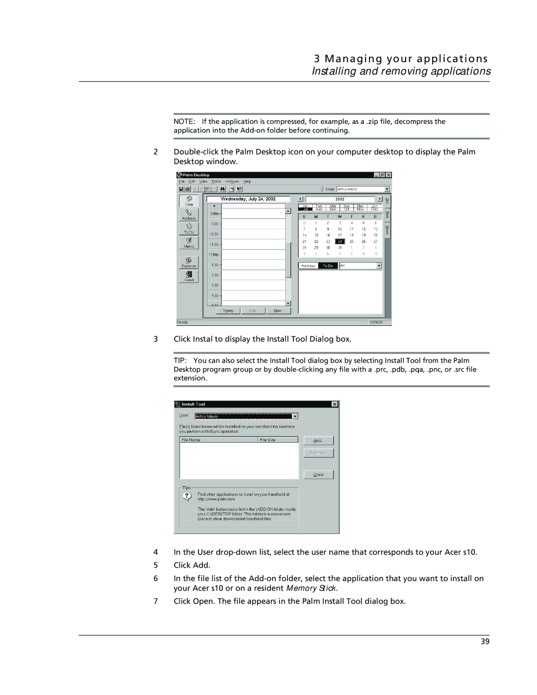 Acer s10 manual 