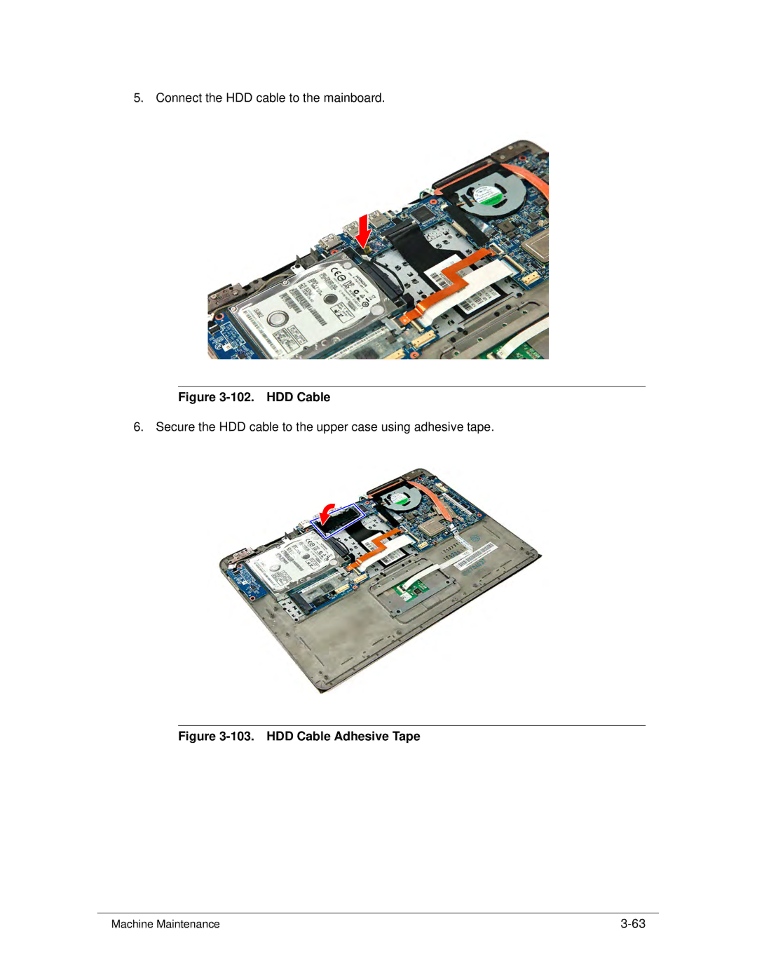 Acer S3 MS2346 manual HDD Cable 