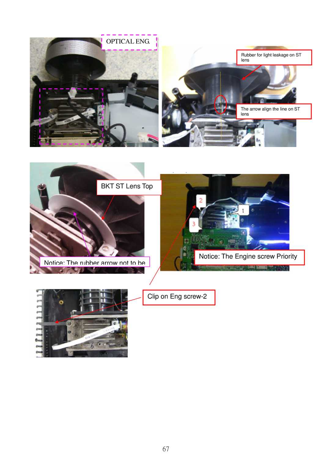 Acer S5201B, S5301WB service manual BKT ST Lens Top Clip on Eng screw-2 