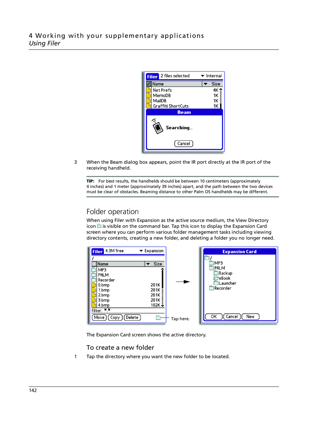 Acer s60, s50 user manual Folder operation, To create a new folder 