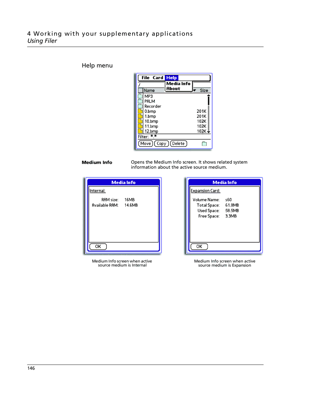 Acer s60, s50 user manual Medium Info 