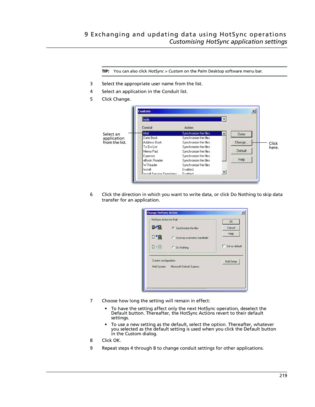 Acer s50, s60 user manual Select an application From the list.Click here 