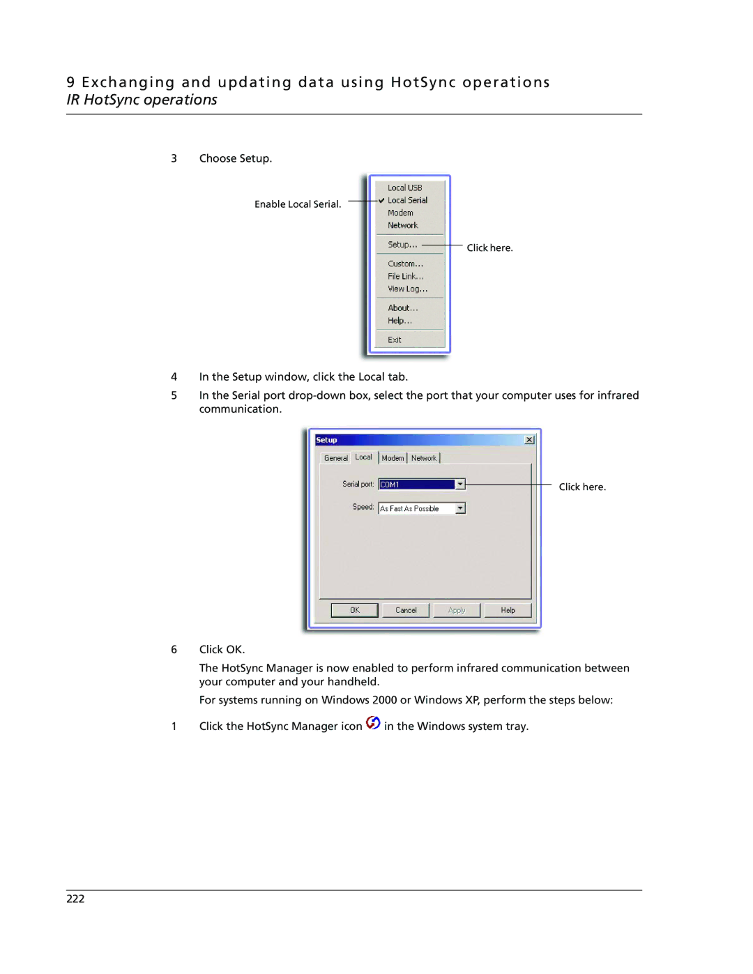 Acer s60, s50 user manual Enable Local Serial Click here 