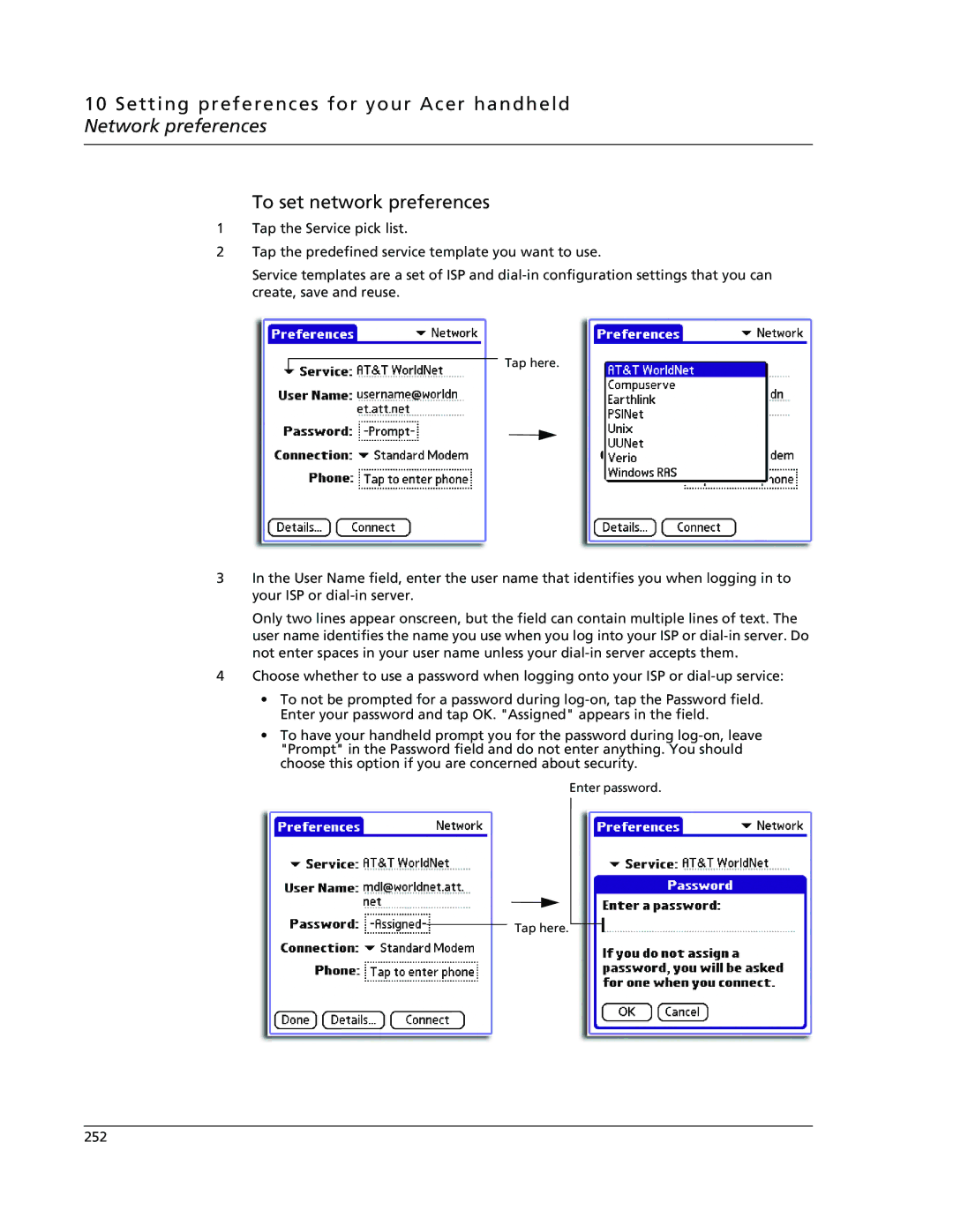 Acer s60, s50 user manual 252 