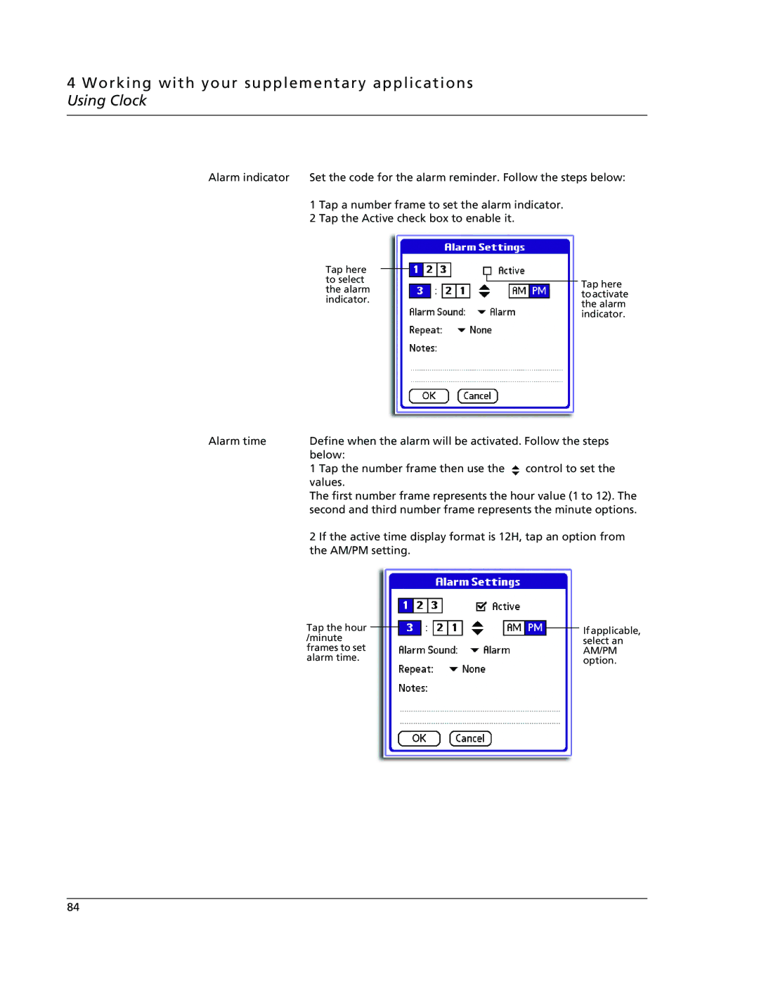 Acer s60, s50 user manual Am/Pm 