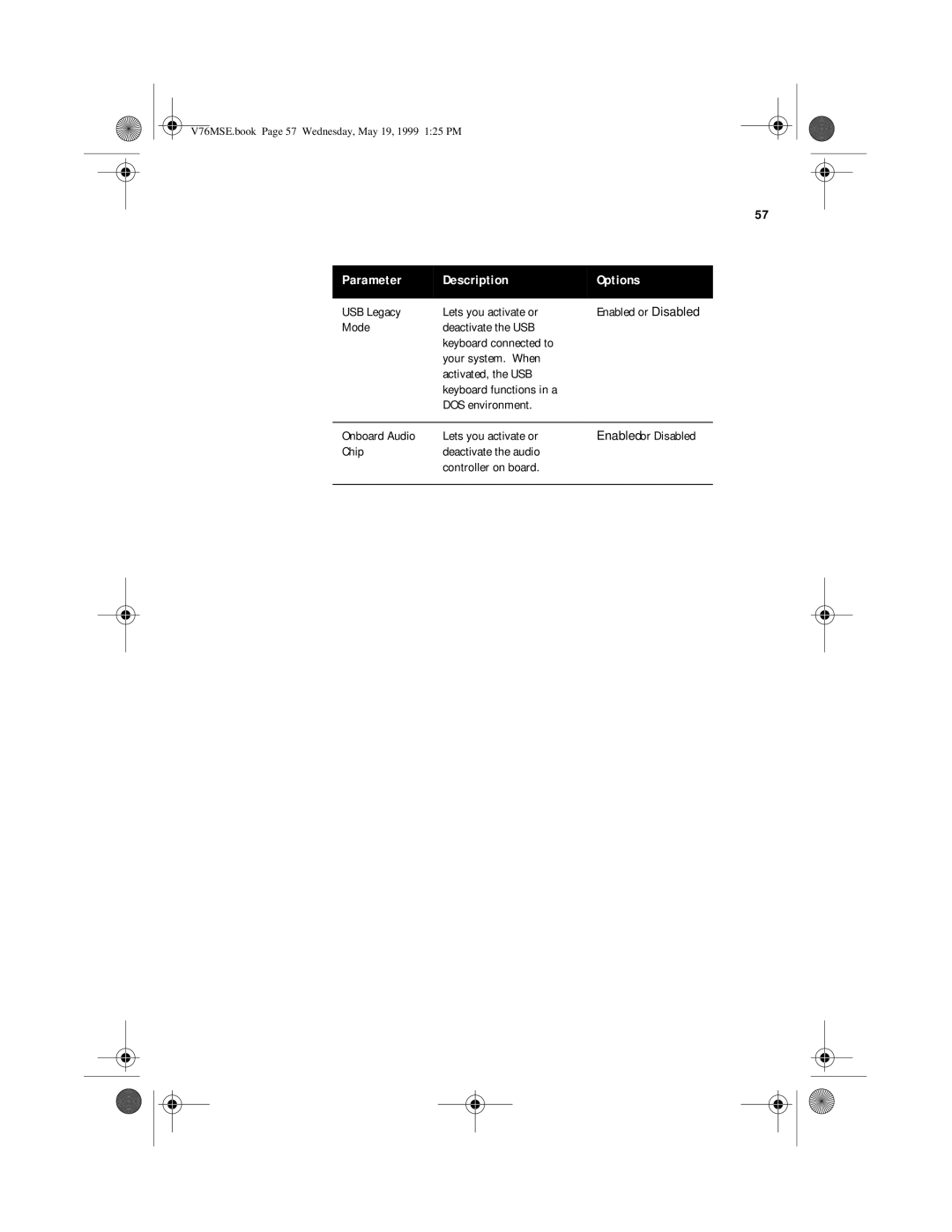 Acer SE manual USB Legacy Lets you activate or 