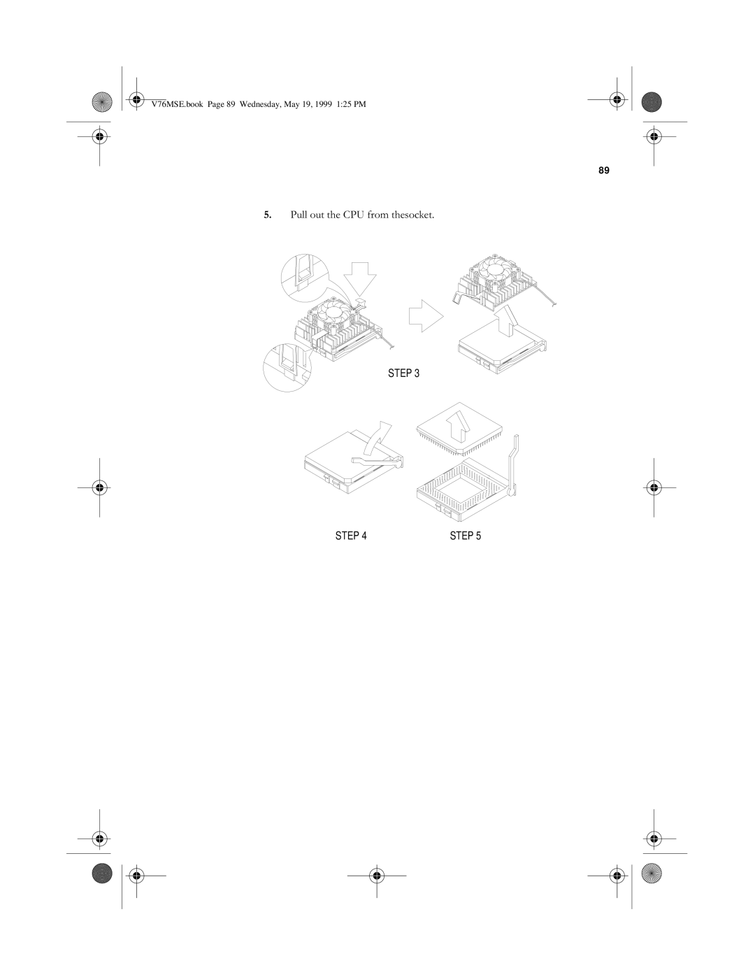 Acer SE manual Step 