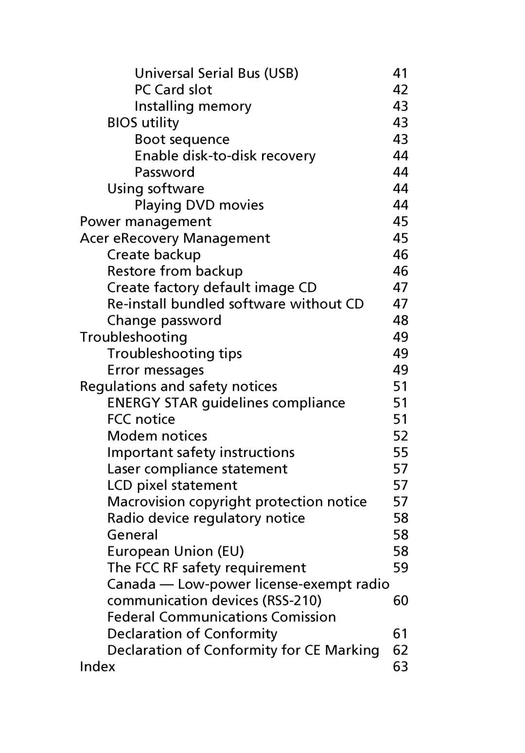 Acer TravelMate 2420 manual 