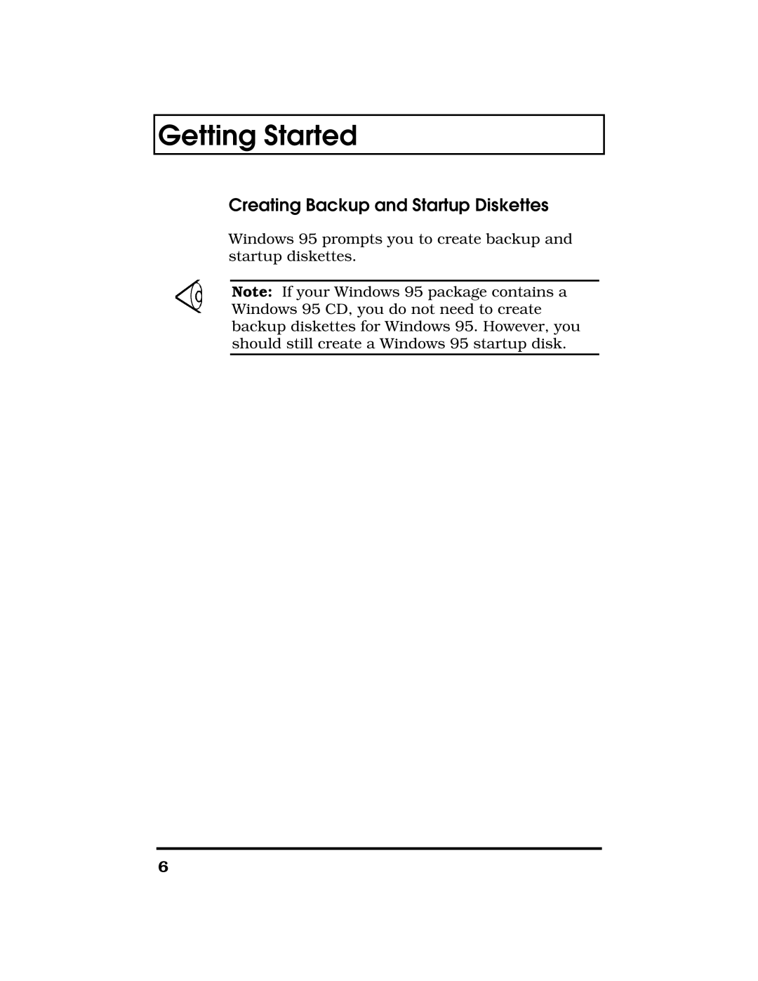 Acer TravelMate 7300 manual Creating Backup and Startup Diskettes 