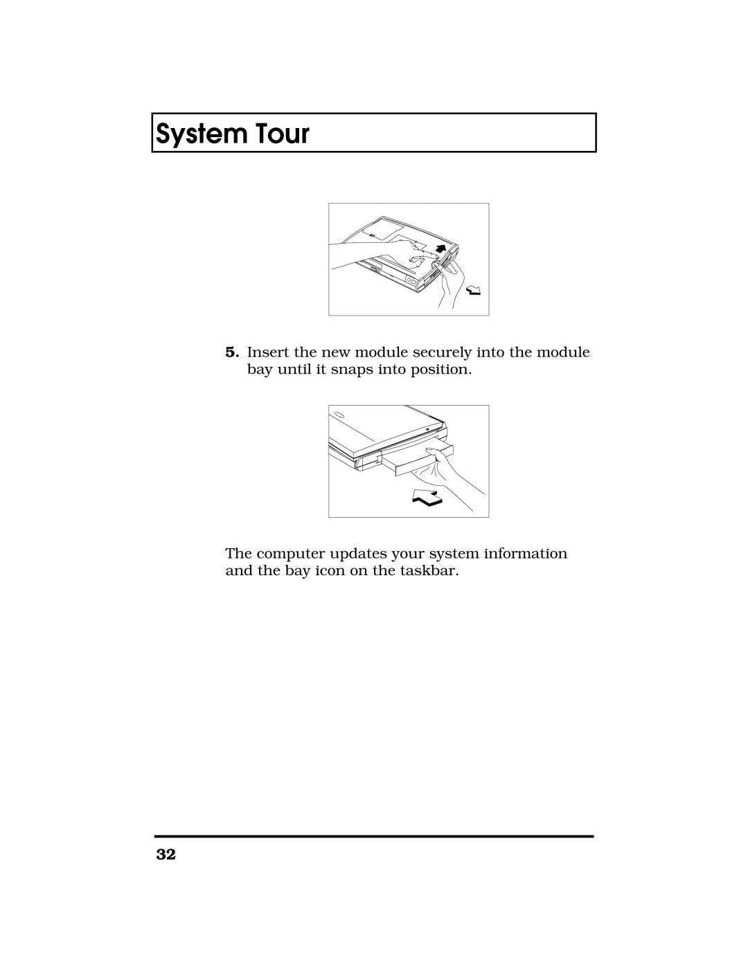 Acer TravelMate 7300 manual System Tour 