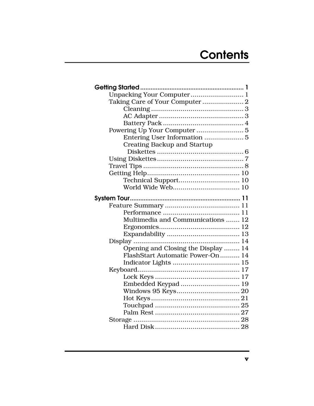 Acer TravelMate 7300 manual Contents 