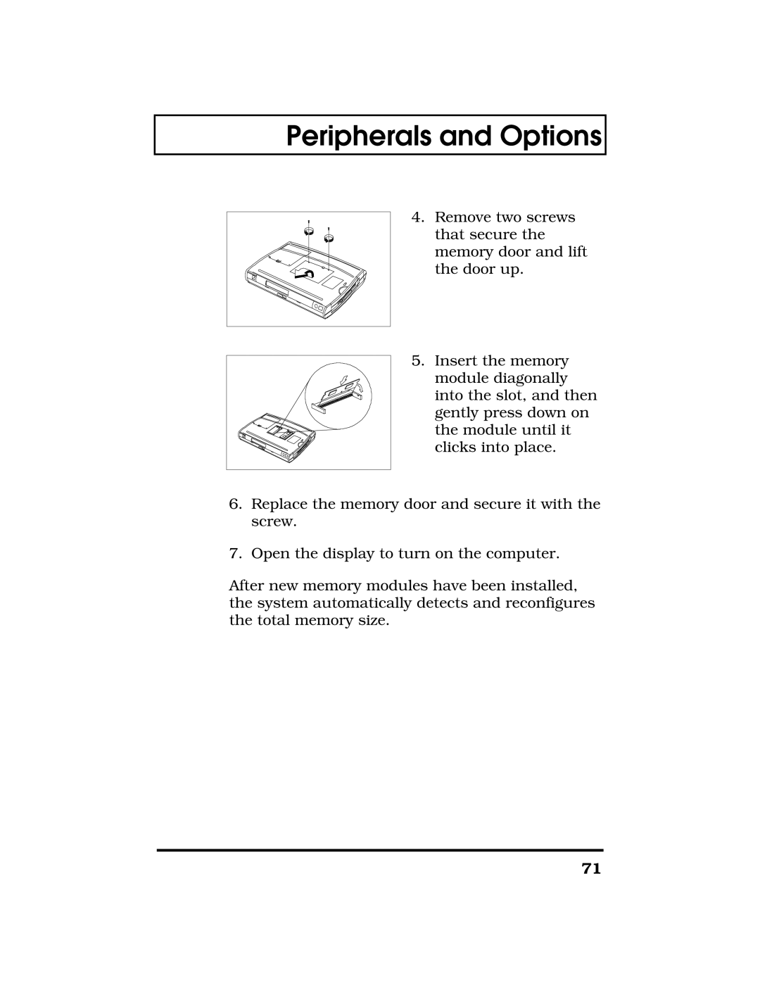 Acer TravelMate 7300 manual Peripherals and Options 