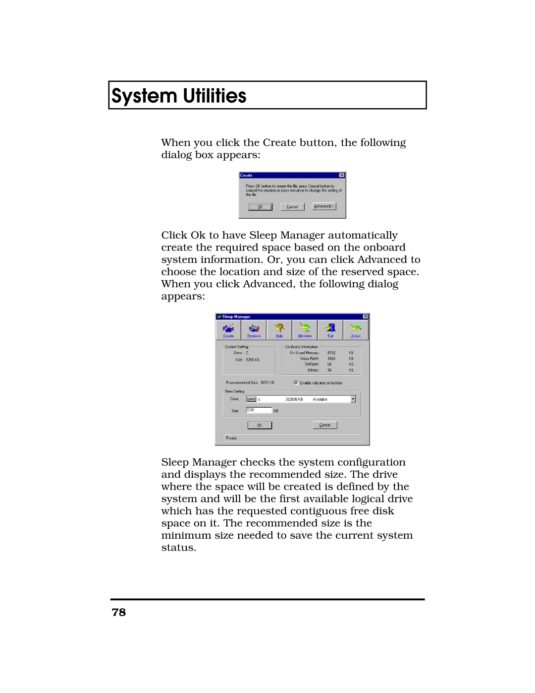 Acer TravelMate 7300 manual System Utilities 