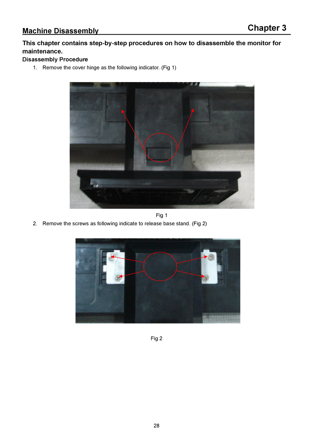 Acer V203W manual Disassembly Procedure 