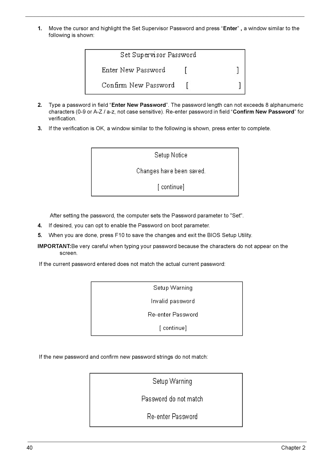 Acer VD.T25V7.001 manual Chapter 