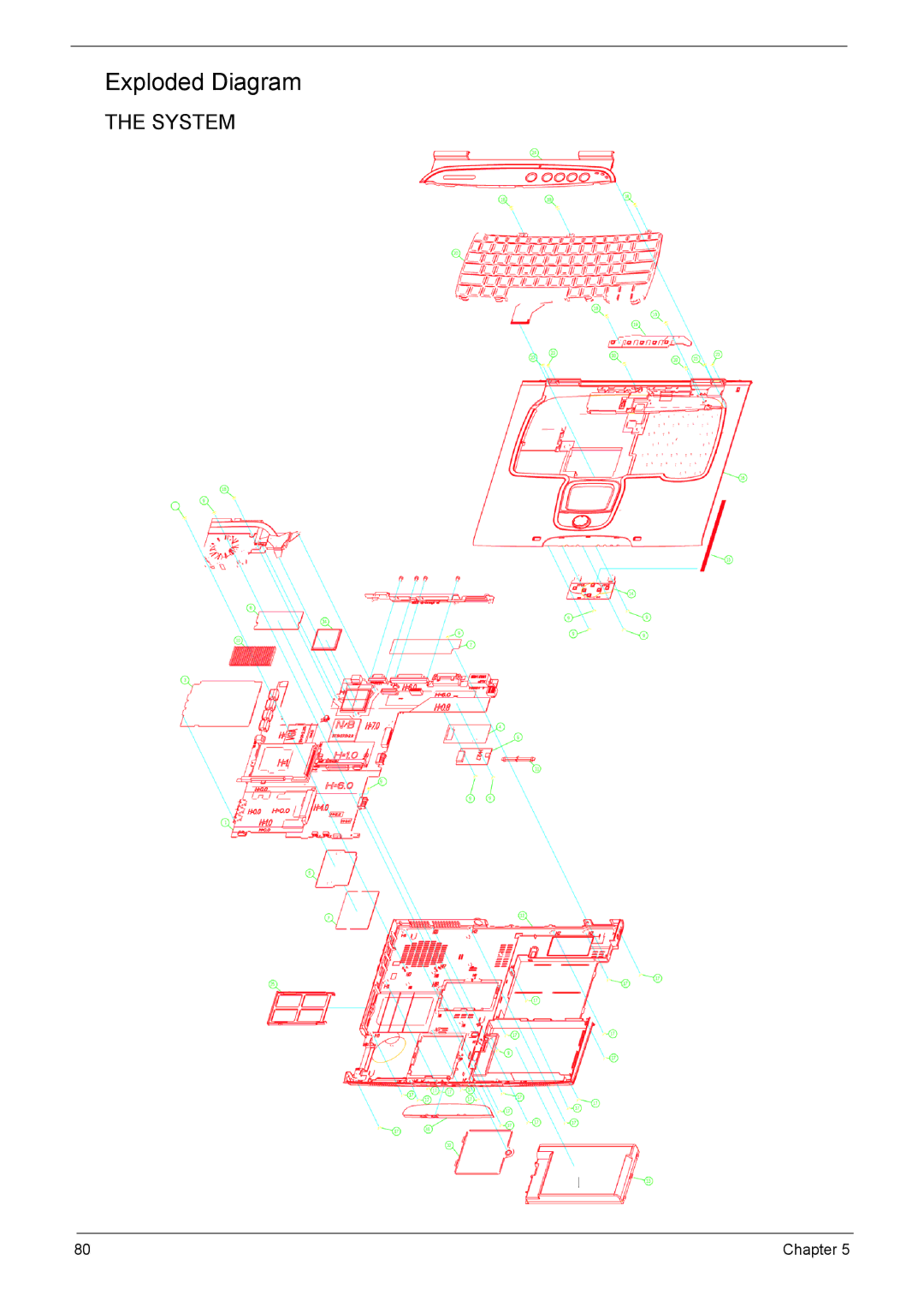 Acer VD.T25V7.001 manual Exploded Diagram 