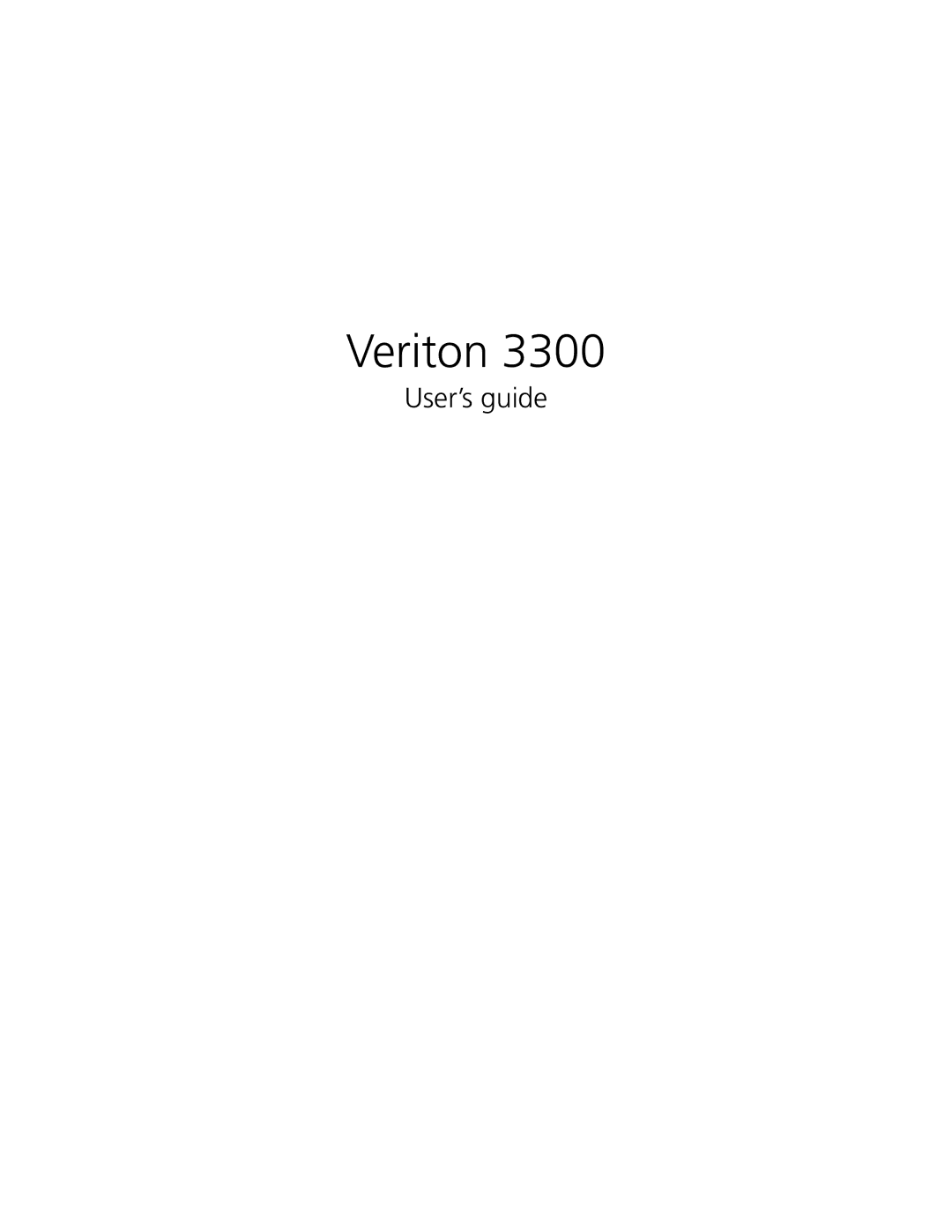 Acer Veriton 3300 manual User’s guide 