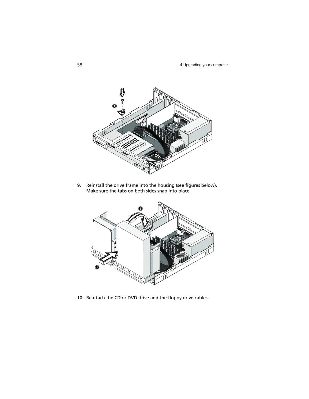 Acer Veriton 3300 manual Upgrading your computer 