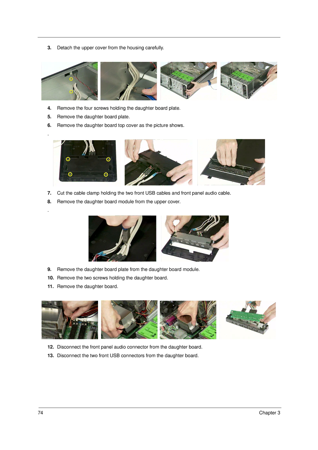 Acer Veriton 7600GTR/7600GT/7600V, Veriton 5600GT/5600V, Veriton 3600GT/3600V manual Chapter 