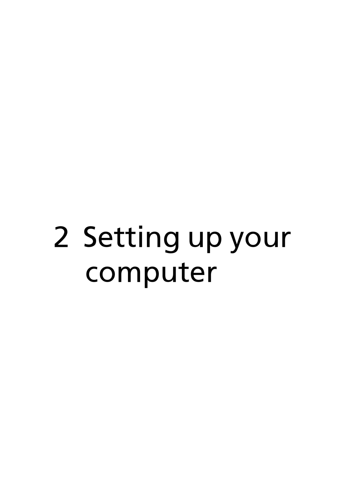 Acer Veriton manual Setting up your computer 