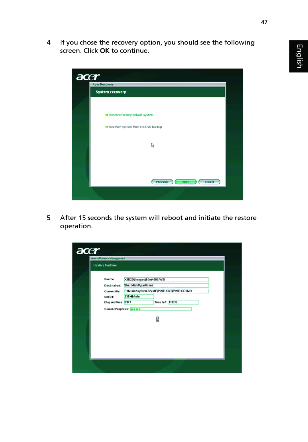 Acer Veriton manual English 