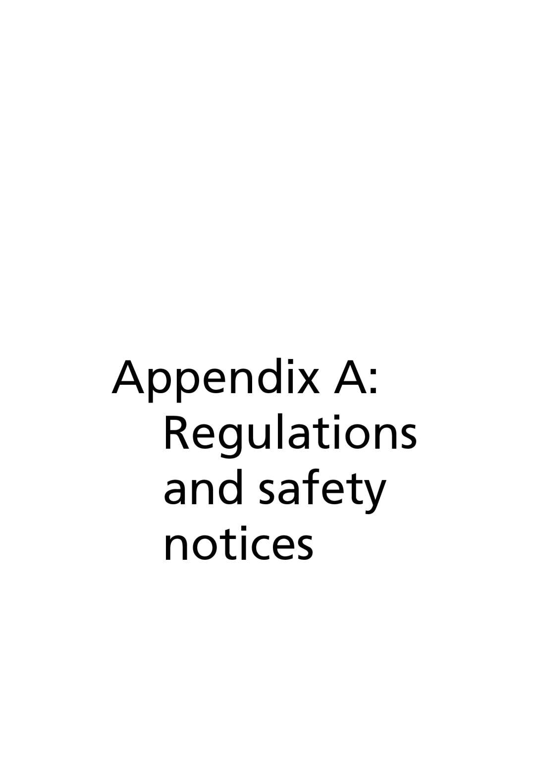 Acer VX4618GUI7260W manual Appendix a Regulations and safety notices 