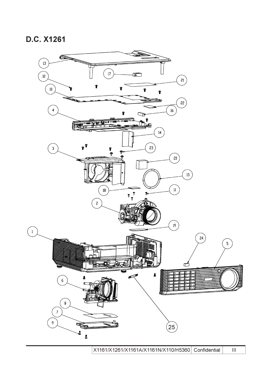 Acer X110 service manual Iii 