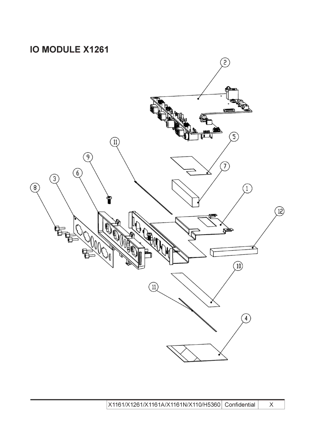 Acer X110 service manual IO Module 