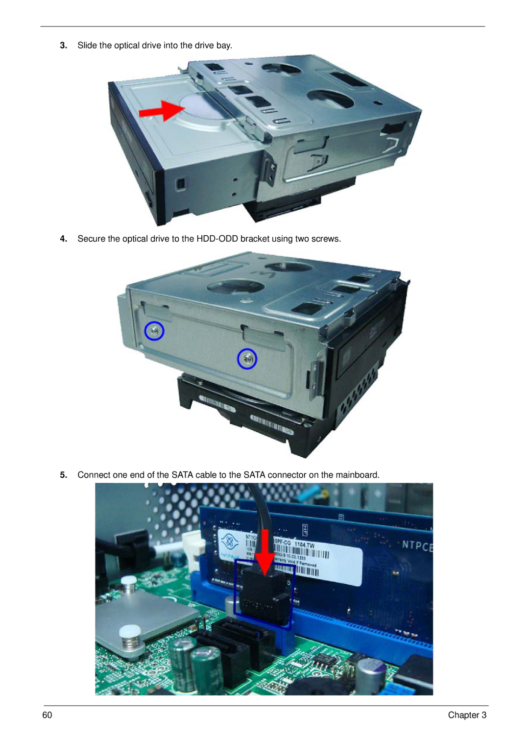 Acer X1935 manual Chapter 