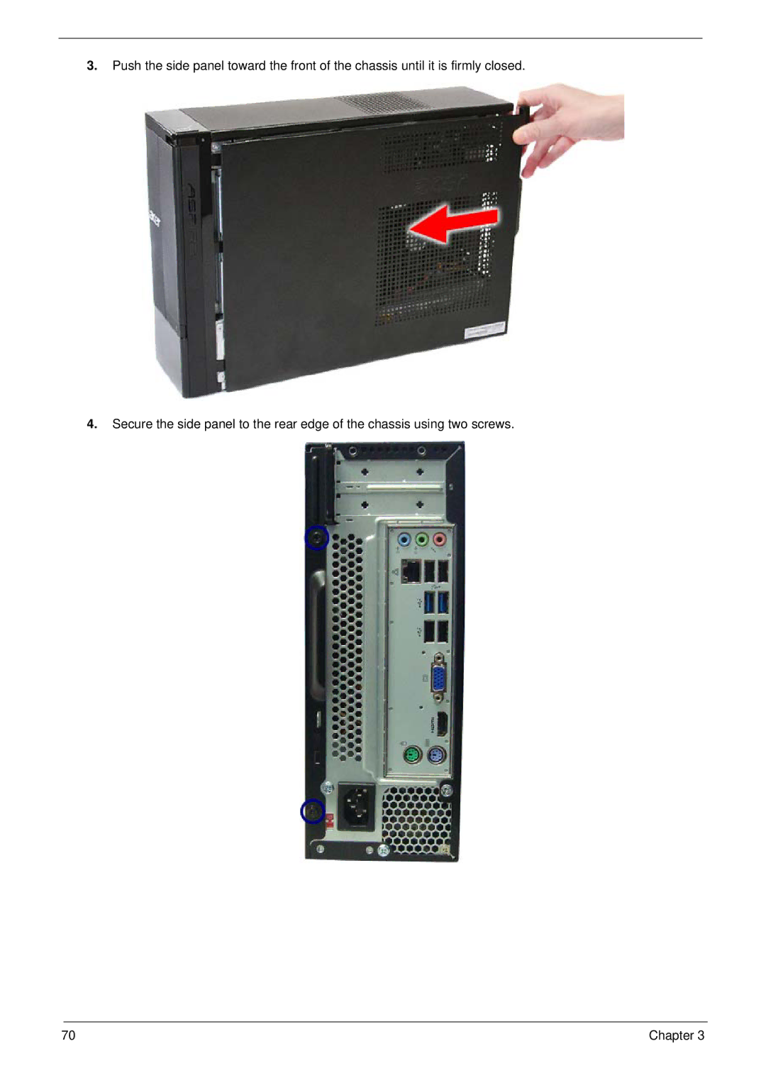 Acer X1935 manual Chapter 