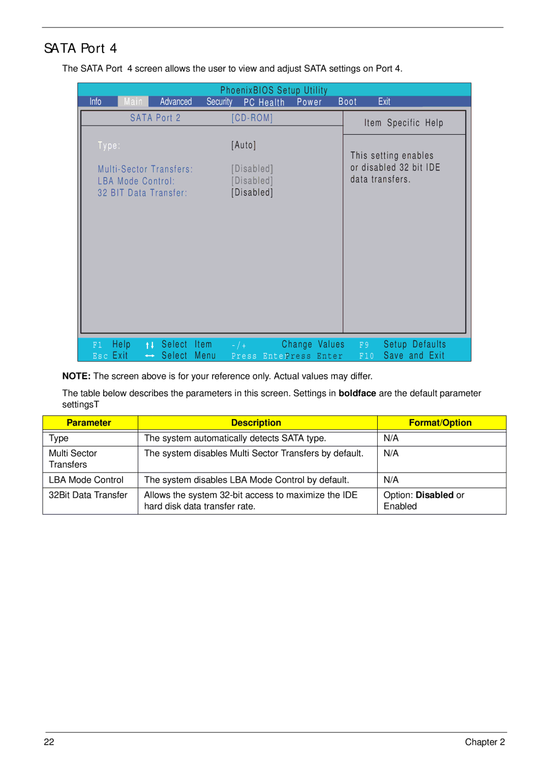 Acer Z5600, Z5610 manual Auto This setting enables 